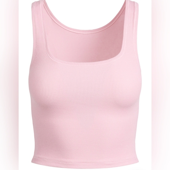 SKIMS!! Soft Lounge Halite Pink Cropped Tank Top- SOLD OUT COLOR & STYLE!! - Picture 3 of 7
